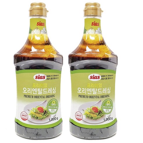 프리미엄 오리엔탈 드레싱 1kg x2 코스트코 시아스