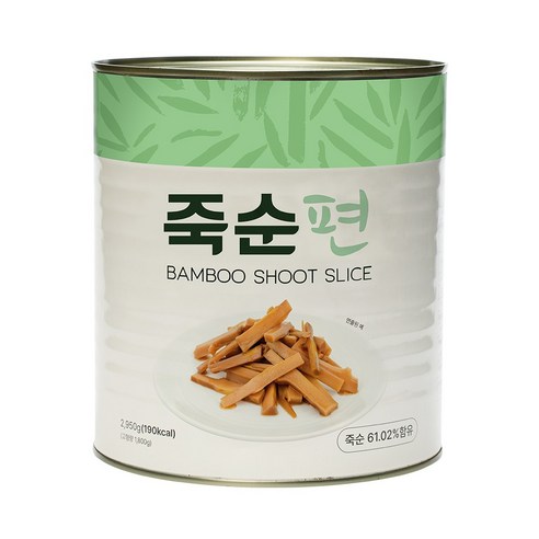 대용량 죽순편 슬라이스 (통조림 캔)