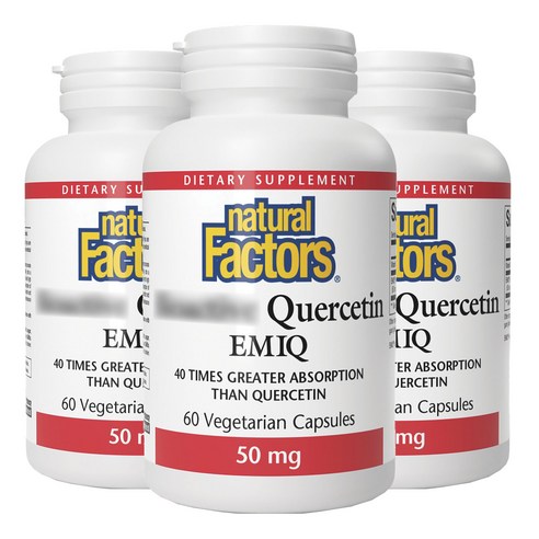 네추럴팩터스 액티브 퀘세틴 EMIQ 50mg 베지테리안 캡슐