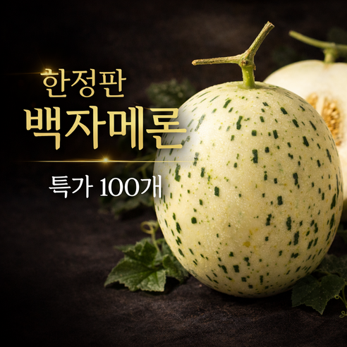 [선착순 특가] 함안 백자메론 고당도 프리미엄 산지직송 제철 메론