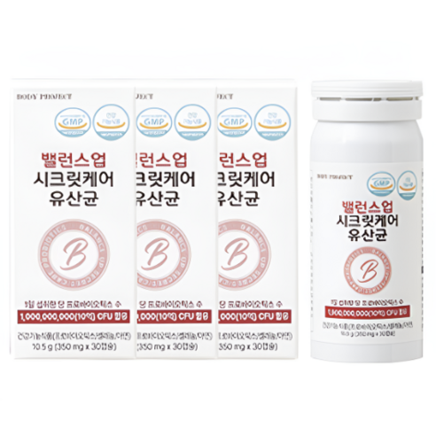 바디프로젝트 밸런스업 시크릿케어 유산균
