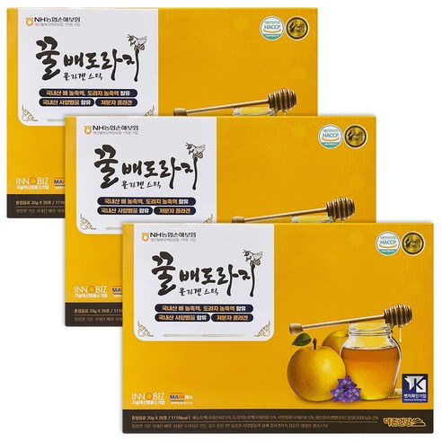 더존건강 꿀배도라지 콜라겐 젤리 스틱