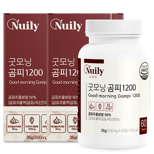 굿모닝 곰피 1200 국산 곰피 추출물 분말 정 흑마늘 울금 야관문 베타글루칸 함유 알긴산 디에콜 간건강식품 식약처 해썹 인증