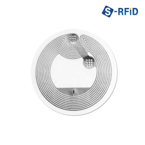 S-RFID NFC 태그 스티커 칩 라벨 카드 인쇄 제작, 11.원형 NFC 투명 스티커 태그(No.213), 1개