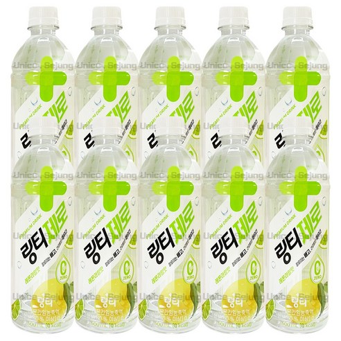 마시는링티 링티제로 레몬라임 / 수분보충 제로칼로리, 10개, 500ml