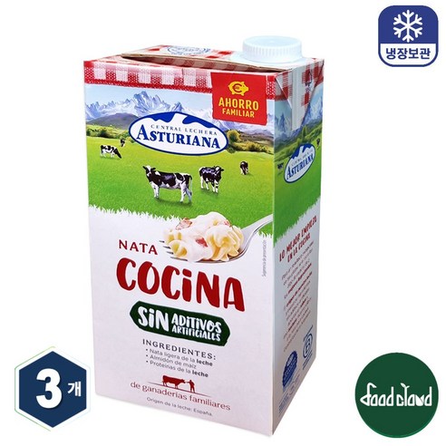 Asturiana 아스투리아나 쿠킹크림 1L