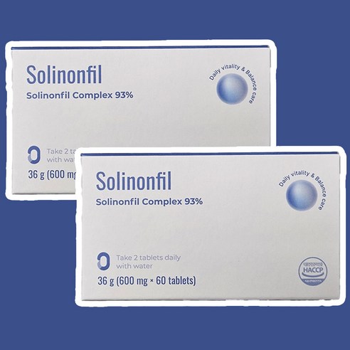 Solinonfil 솔리논필 Complex 흑마늘 블랙마카 야관문