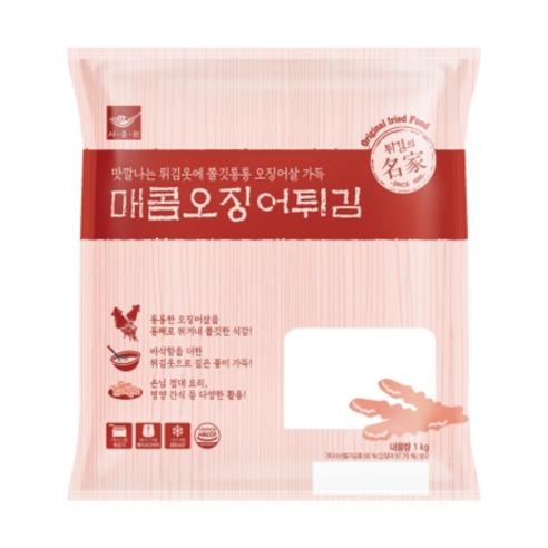 사옹원 매콤 오징어튀김 1kg