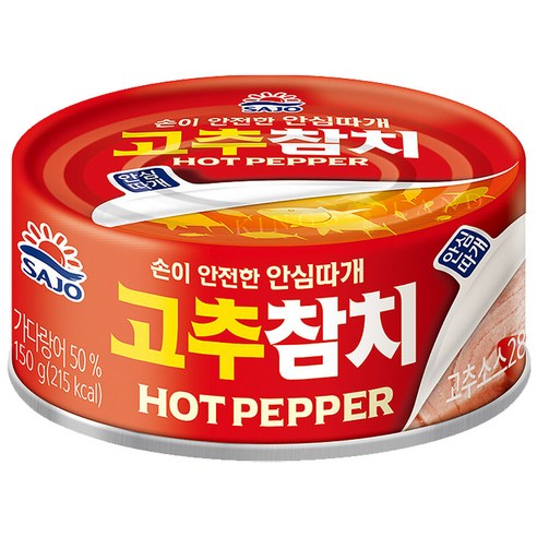 사조참치 고추참치 안심따개, 150g, 12개