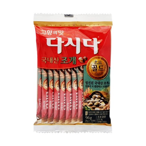 CJ 제일제당 명품골드 조개 다시다 스틱 96g