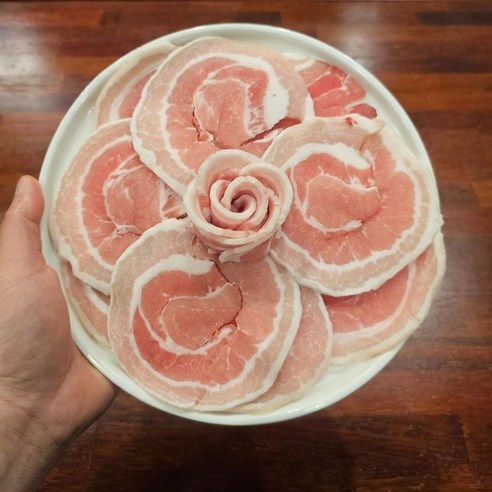 프리미엄 듀록 흑돼지 눈꽃 삼겹살, 2개, 500g