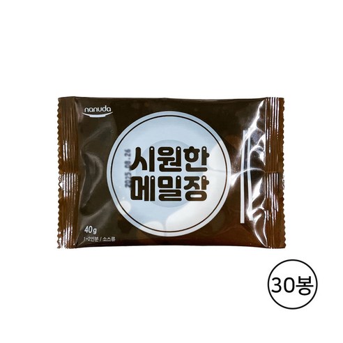 옛맛지기 메밀장 모밀 소바 소스 (소비기한 26년 7월10일까지), 30개, 40g