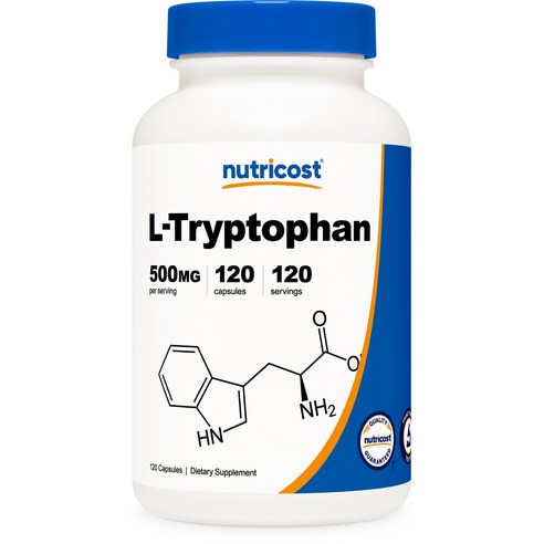 뉴트리코스트 L-트립토판 500mg 캡슐 글루텐 프리
