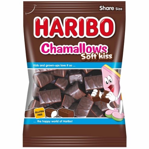 하리보 샤멜로우 소프트 키스 200g