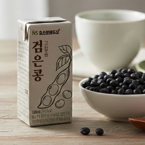 네이처세븐 효소분해 검은콩 고칼슘두유 190ml 16팩