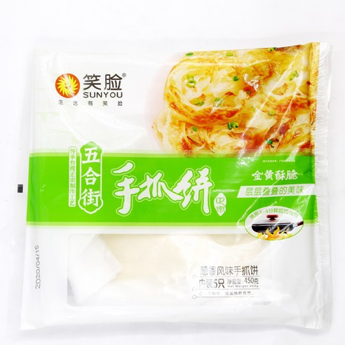 왕부정 중국식품 충향풍미 수좌빙 전병 냉동 간편조리식품 450g 1봉지, 5개입