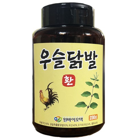 우슬닭발환 230gx3병 국내산우슬+국내산닭발 우슬환, 230g, 3개