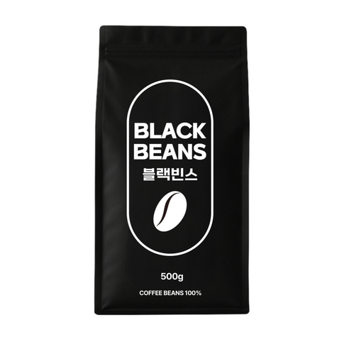블랙빈스 탄자니아AA 원두커피, 2개, 500g, 홀빈(분쇄안함)