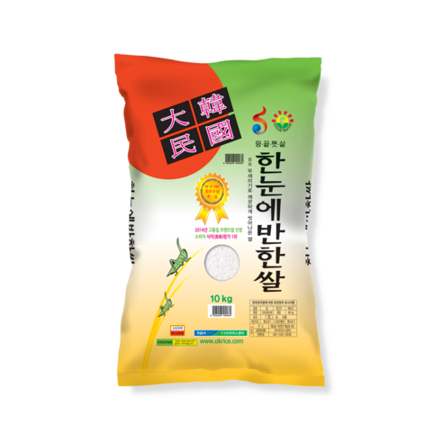 [산지/당일도정] 한눈에반한쌀 10kg, 1개 [해남쌀, 프리미엄]
