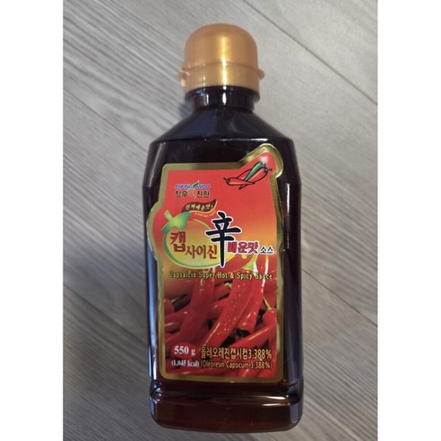청우 더진한 매운 캡사이신 양념 소스 550g, 550g, 6개