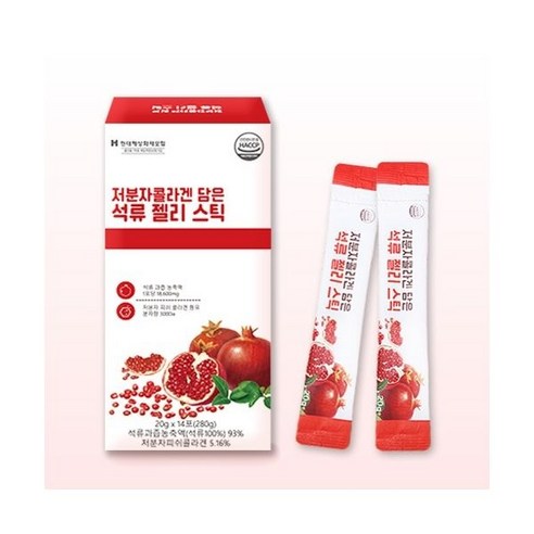 웰러스 저분자콜라겐 담은 석류젤리스틱 20g x 14포 (Araium)