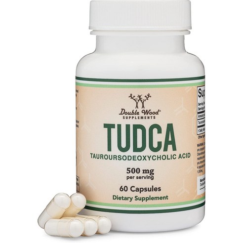 Double Wood TUDCA 500mg 더블 우드 투드카 간 효소 60캡슐