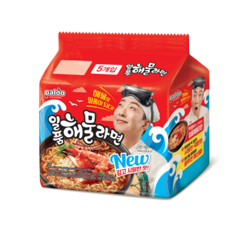 팔도 Paldo 일품 해물라면 (115g x 5개)