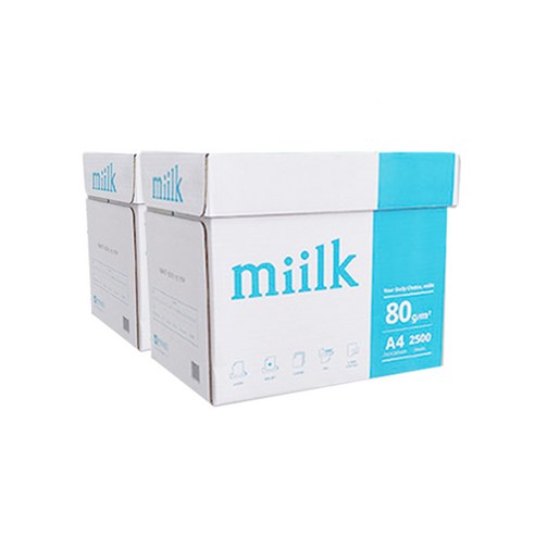 밀크 복사용지 80g