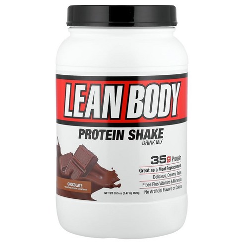 라브라다뉴트리션 Lean Body 고단백질 식사 대용 셰이크 초콜릿 1120g(2.47lbs)
