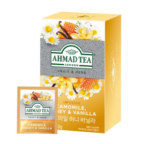 아마드티 캐모마일 허니 바닐라 차