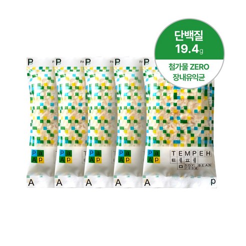 파아프 템페 200g 식물성 단백질 국산콩100% HACCP 인증시설 제조