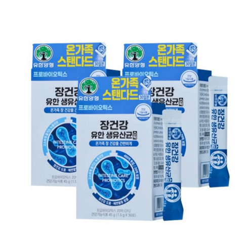 유한양행 장건강 생유산균 스틱