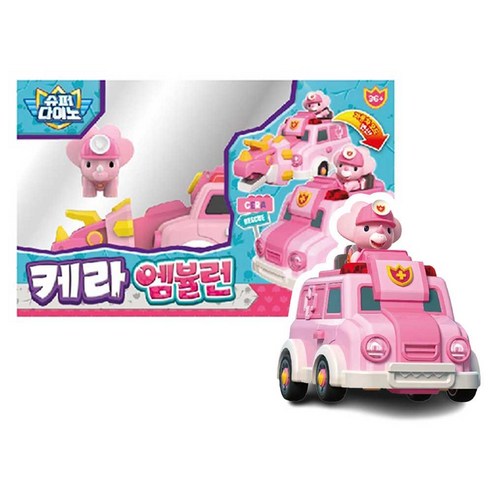 공룡 구조대 놀이 트리케라톱스 앰뷸런스 변신 로봇 eun+4534Ro