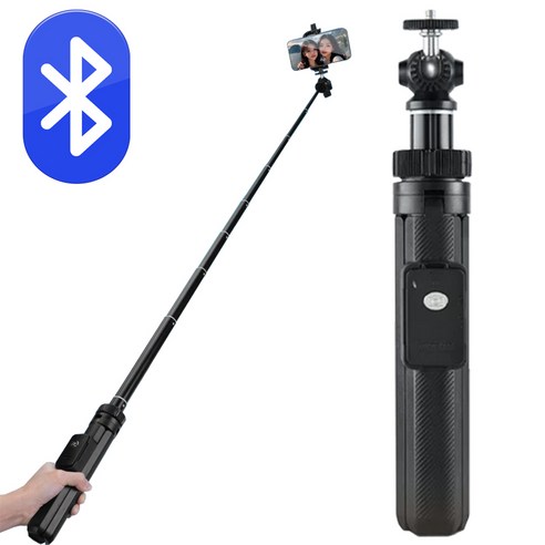 주닉스 VCT-361 올인원 셀카봉 삼각대 스마트폰 멀티 촬영 확장 모노포드