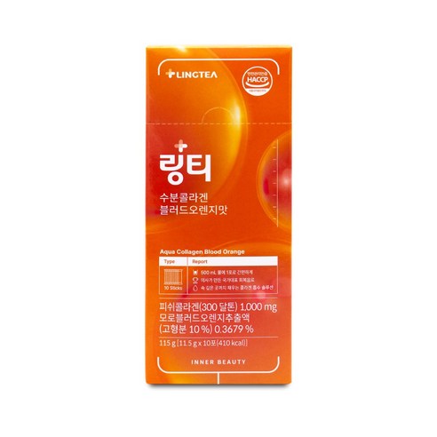 링티 수분 콜라겐 블러드오렌지맛 11.5g X 10포 1통