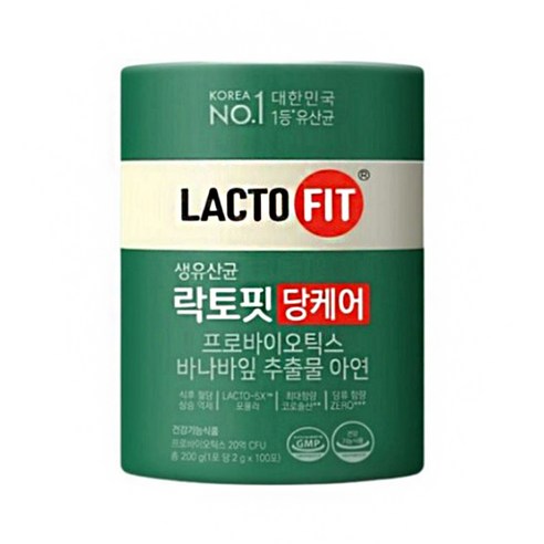 락토핏 당케어 100포 장건강 PBS유산균 혈당케어 혈당유산균 2통