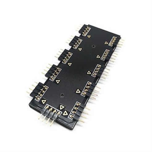 조이쿨 RGB 12V 4P 10분배 허브/메인보드 또는 컨트롤러에 있는 12V 4핀 커넥터를 10분배 해주는 케이블
