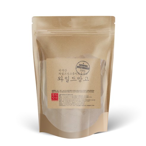 헬스앤푸드 100% 미국산 와일드망고 씨앗 분말 가루 200g