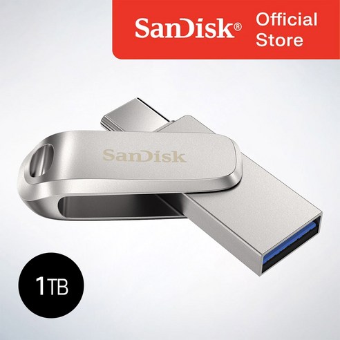 샌디스크 USB 메모리   울트라 듀얼 드라이브 럭스  Type-C OTG USB 3.2 SDDDC4 1TB
