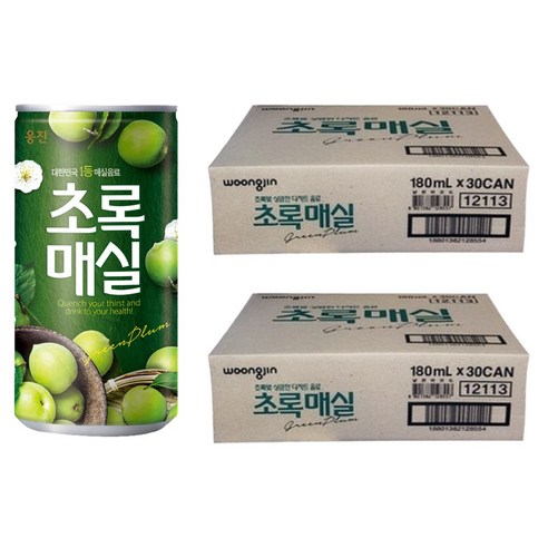 웅진 초록매실 음료선물세트