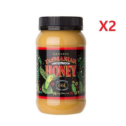 GENUINE TASMANIAN LEATHERWOOD HONEY 제뉴인 타스마니안 호주 레더우드 꿀 허니 1kg 2팩