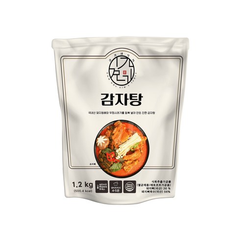 김가네 식탁 감자탕, 1개, 1.2kg