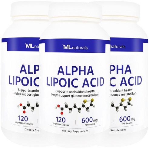 [미국번개배송] 마이라이프 내추럴스 알파리포산 600 mg