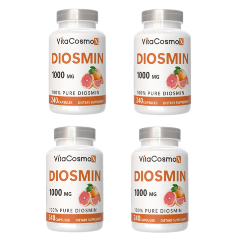 VitaCosmoX 비타코스모 롱라이프뉴트리 위라이크비타민 디오스민 Diosmin 시트러스 바이오플라보노이드 고함량 1000mg