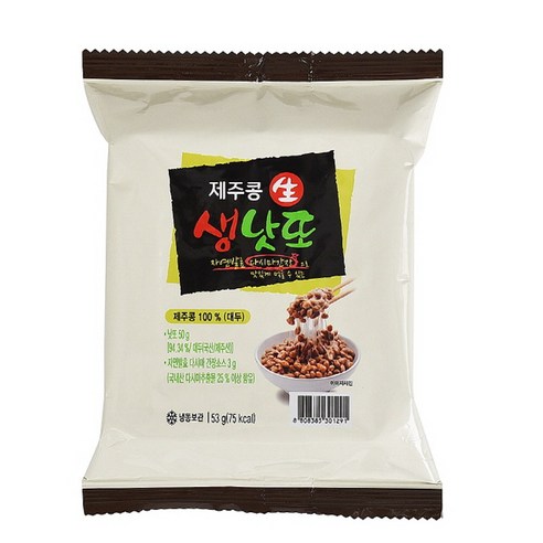 특허기술로 만든 국산콩 나또 / 제주콩생낫또 종합구성 / 생산자 직접판매, 53g, 36개
