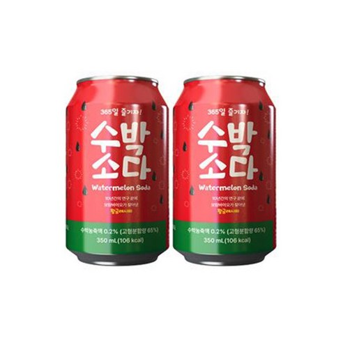 수박소다 탄산음료 24캔