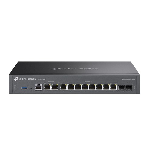 WAN/LAN 12포트 2.5G 2포트 VPN 라우터 VPN IPSec PPTP L2TP 패스스루 방화벽 DOS 자동탐지 차단 ER7412-M2