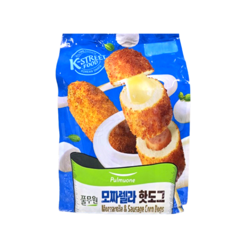 풀무원 모짜렐라 치즈 소시지 핫도그 80g x 12입