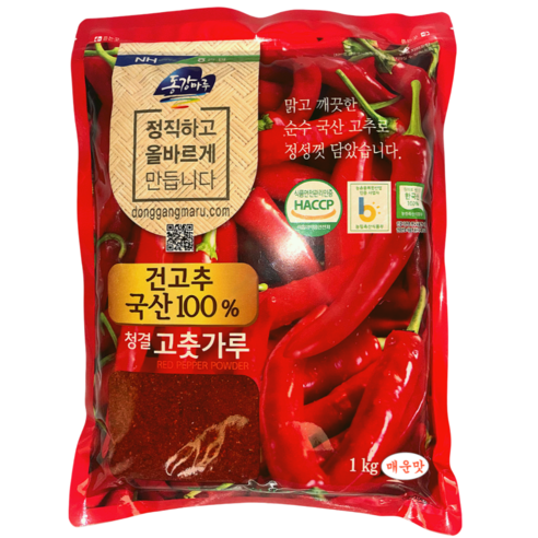 농협 [25년산] 영월농협 국산 청결고춧가루(매운맛)