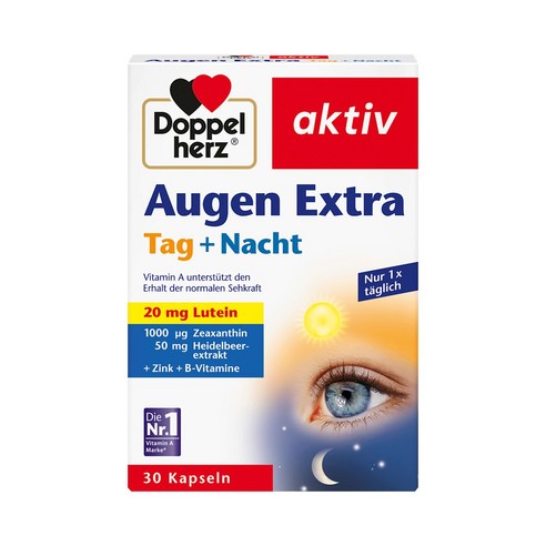 도펠헤르츠 액티브 아우겐 엑스트라 태그 + 나트 루테인 20mg 캡슐